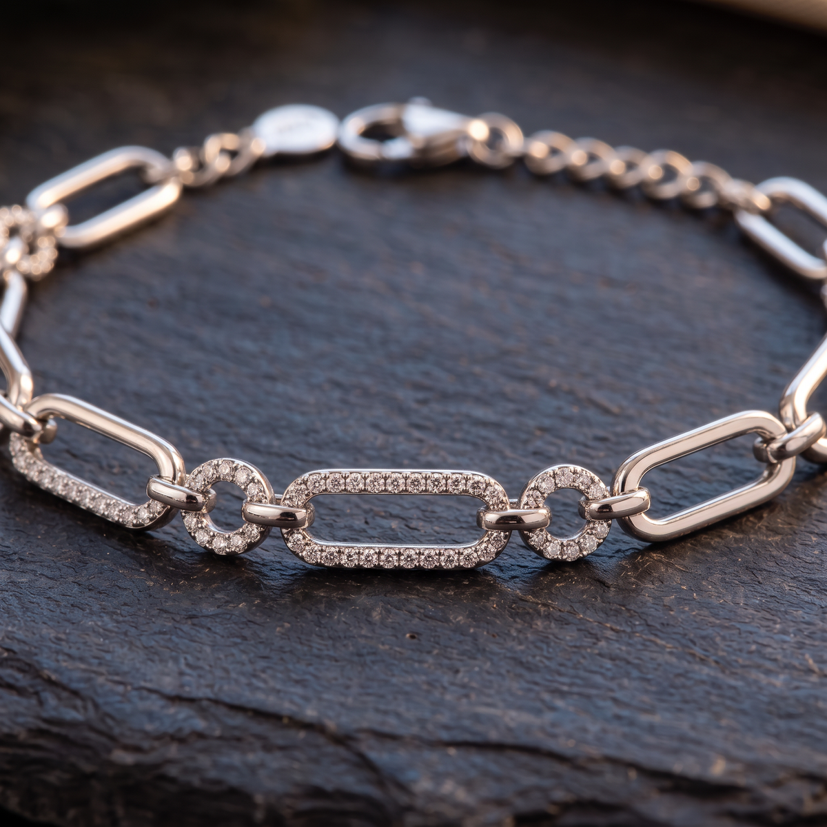 Exclusieve armband van gerhodineerd zilver